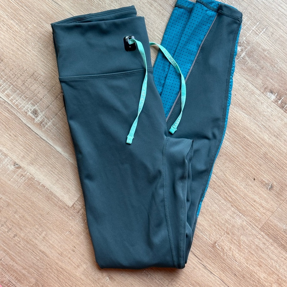 Fabletics Teal Activewear Leggings